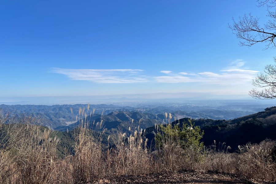 岩茸石山山頂から東の眺望