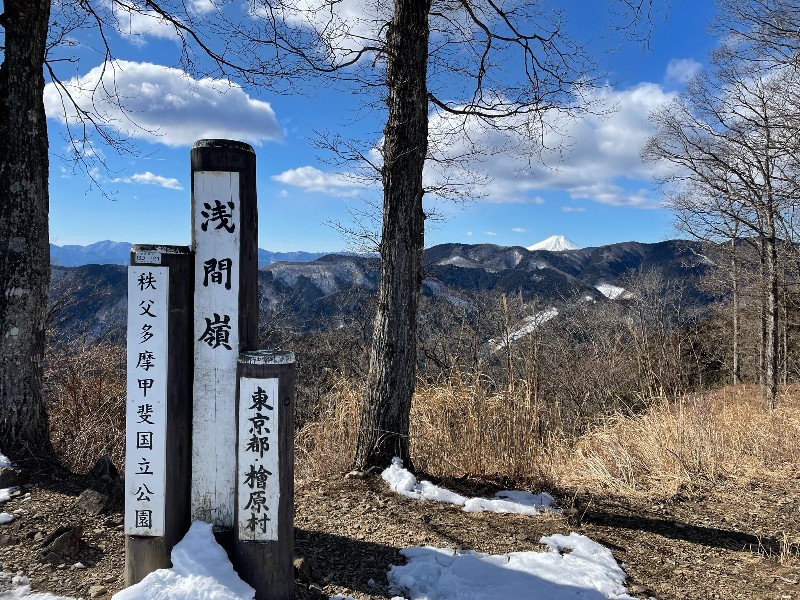 「浅間嶺」南の景色