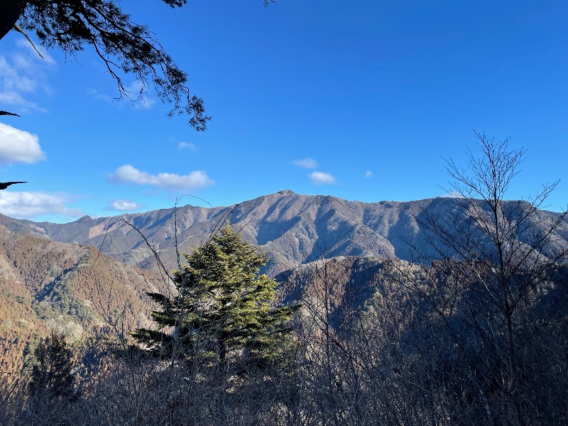 峠の茶屋からの景色