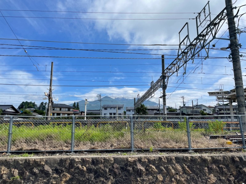 駅から見た空